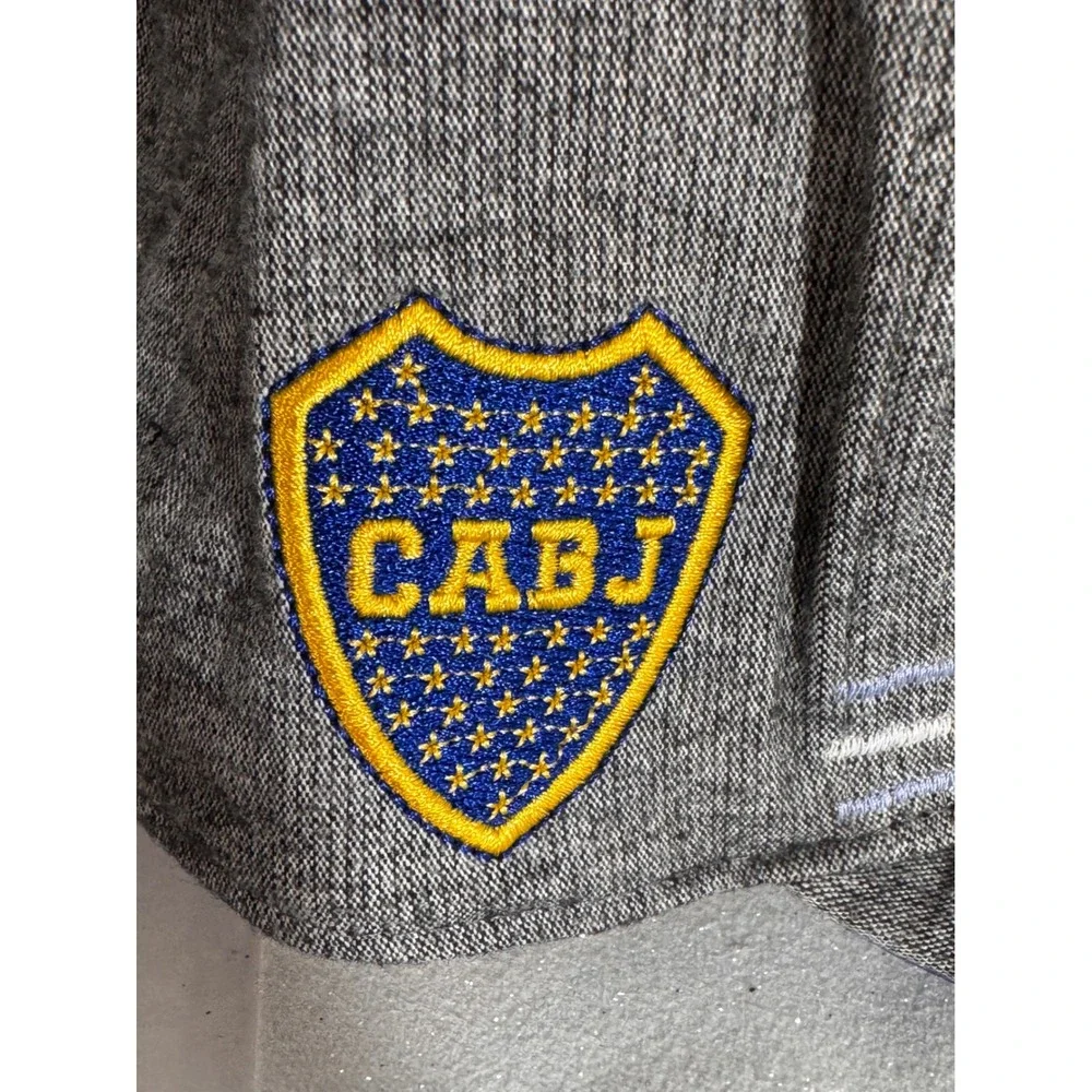 Boca Juniors CABJ Official Licensed Snapback Hat Heather Gray Adjustable Cap